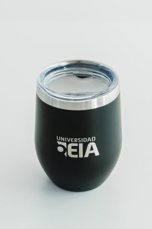 Mug metálico EIA negro
